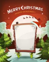 Merry Christmas Holidays Background vector