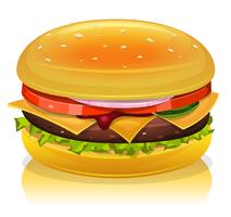 Icono de hamburguesa vector