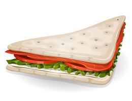 Icono de sandwich sueco vector