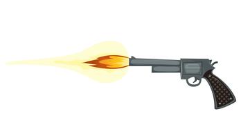 Pistola de fuego vector