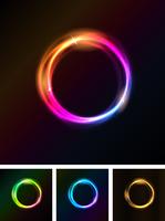 Abstract Shiny Light Circles vector