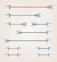 Flechas para el arco vector