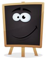 Happy School Chalkboard Character vector