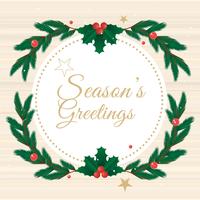 Vector Christmas Greeting Card Design