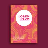 Cover page design, Creative liquid background