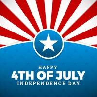Independence day design vector