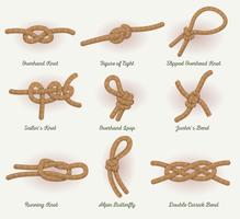 Rope Knots Set