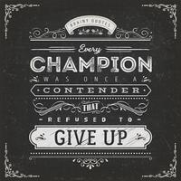 Business And Sport Motivation Quote Poster vector