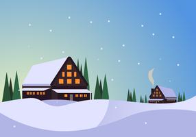 Awesome Winter Village Vectors