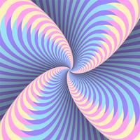 Holographic Color Swirl Circular Movement Illusion Background vector