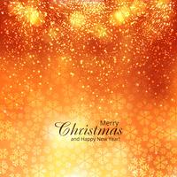 Beautiful merry christmas glitters background vector