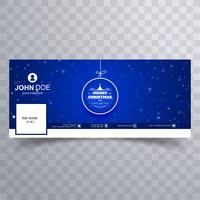 merry christmas ball with facebook banner template download free