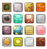 Buttons And Icons Set For Mobile App And Game Ui vector