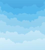 Sky Background With Clouds Layers vector