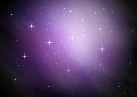 Galaxy starry sky background vector