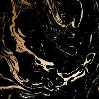 Textura abstracta negra y dorada vector