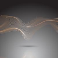 Abstract background of flowing lines vector