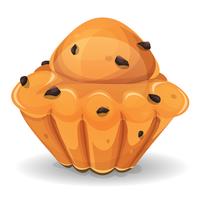 French Brioche With Chocolate Nuggets vector