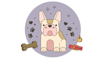 French Bulldog Vector