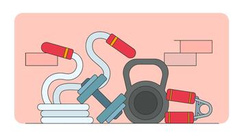 Gym Elements Vector