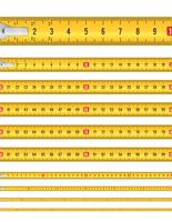 Seamless Tape Measure vector