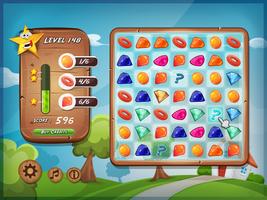 Switcher Game User Interface For Tablet Pc vector