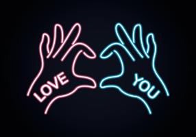 Love Hand Sign vector