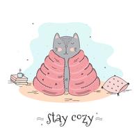 Stay Cozy Vector