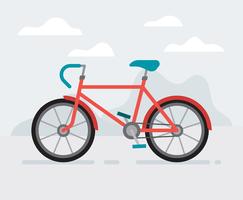 Ilustración de bicicleta vector
