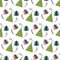Christmas Tree Pattern Vector