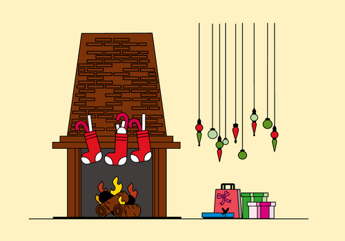 Free Fireplace Vector