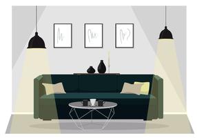 Vector Livingroom Illustration