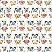 Dogs Pattern Vector