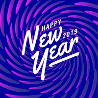 Happy New Year Instagram Post Abstract Background vector