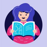 bookworm vector