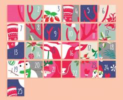 Advent Calendar Printable Vol 2 Vector