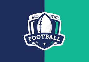 All Star Football Logo vector