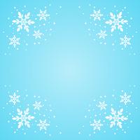 Snowflake border  vector