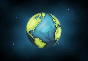 Earth Planet Background vector