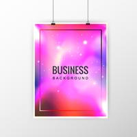 Hanging stand display mockup for business advertising and promotion vector