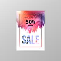 Sale website banner vector