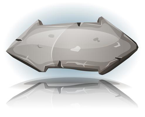 Stone Arrow Sign For Ui Game