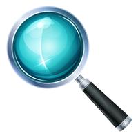 Magnifying Glass Icon Isolated vector