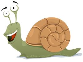 Happy Snail Character
