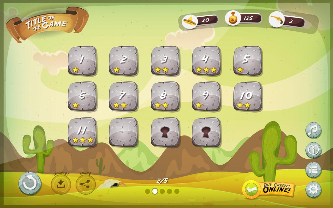 Game Menu Vector Art, Icons, and Graphics for Free Download