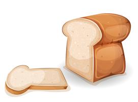 Bread Or Brioche With Slice vector