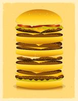 Super Big Burger vector