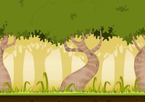 Seamless Forest Landscape vector