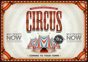 Vintage Old Circus Poster vector