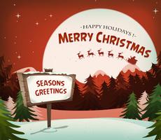 Happy Christmas Holidays Background vector